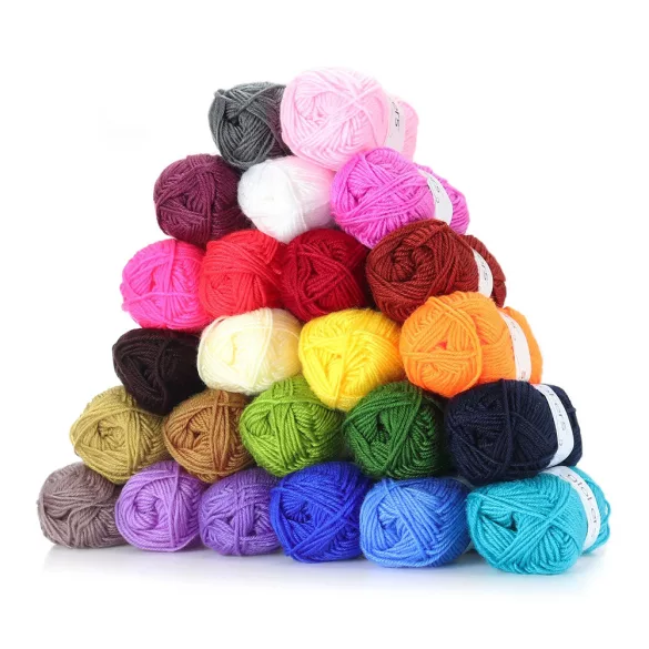 Acrylic Crochet Yarn Set of 24