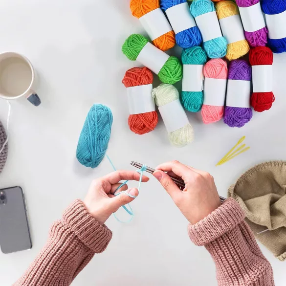 Acrylic Crochet Yarn Set of 24
