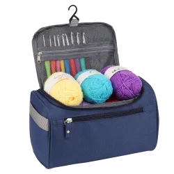 Crochet Set in a Hanging Bag