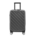 Foldable Suitcase, Dark Gray
