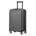 Foldable Suitcase, Dark Gray