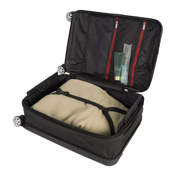 Foldable Suitcase, Dark Gray