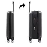 Foldable Suitcase, Dark Gray