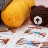 4-piece Animal Crochet Kit for Beginners