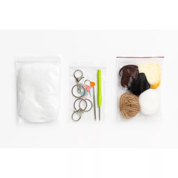 4-piece Animal Crochet Kit for Beginners