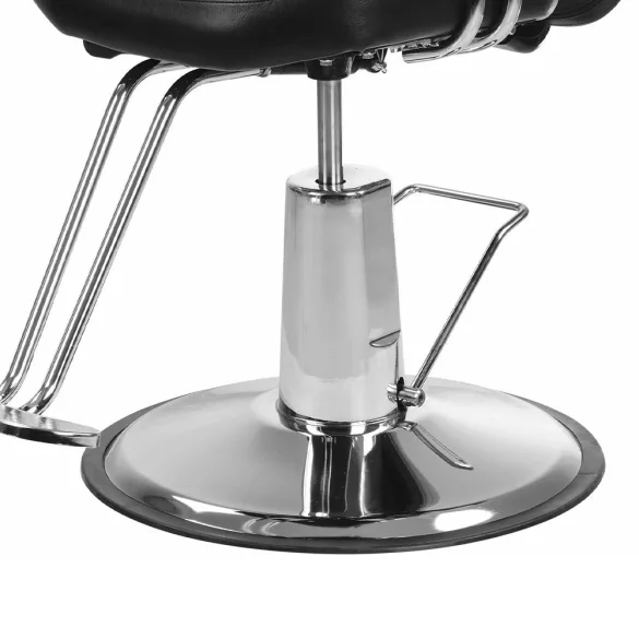 Barber Chair with Footrest, Black