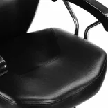 Barber Chair with Footrest, Black