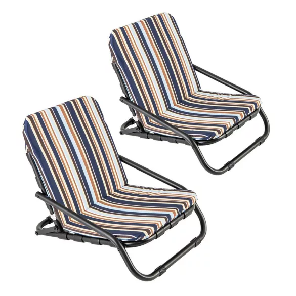 2-piece beach chair set with cushion