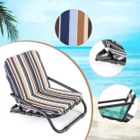 2-piece beach chair set with cushion