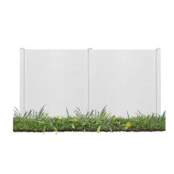 Garden Fence 124cm 2pcs