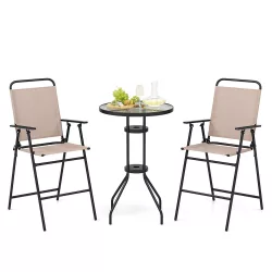 3-piece outdoor bar set