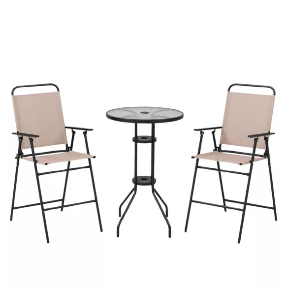 3-piece outdoor bar set