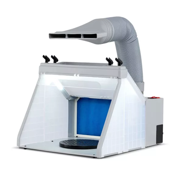 Portable Spray Booth with Exhaust