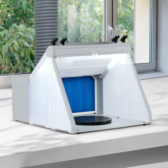 Portable Spray Booth with Exhaust