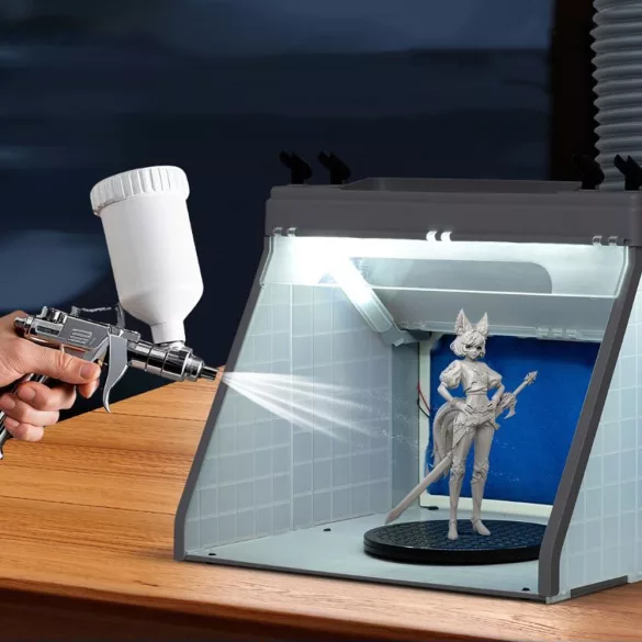 Portable Spray Booth with Exhaust