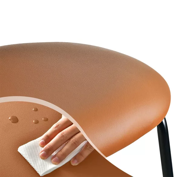 2 pcs bar stool brown