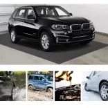 Non-slip garage mat