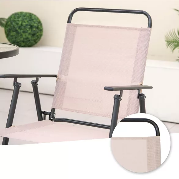 4-piece outdoor bar set with umbrella