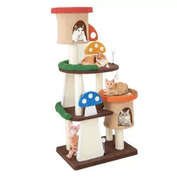 Cat Tree, Mushroom, Multi-Level