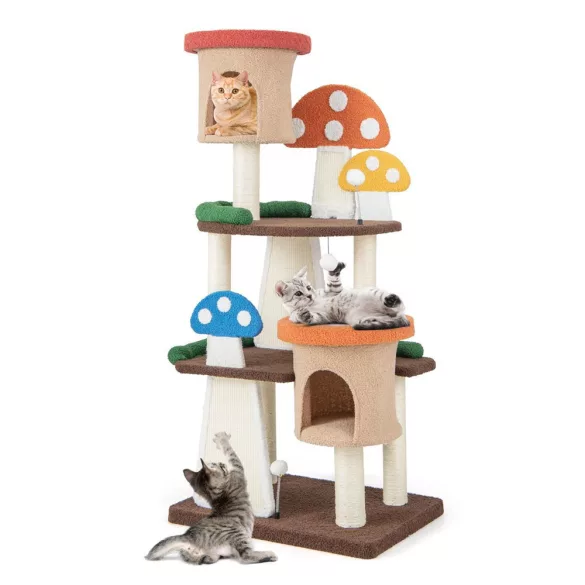 Cat Tree, Mushroom, Multi-Level