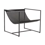 Metal Frame Chair with Cushion Set of 2