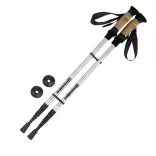Ultra Lightweight Adjustable Trekking Pole 65-135 cm, Silver